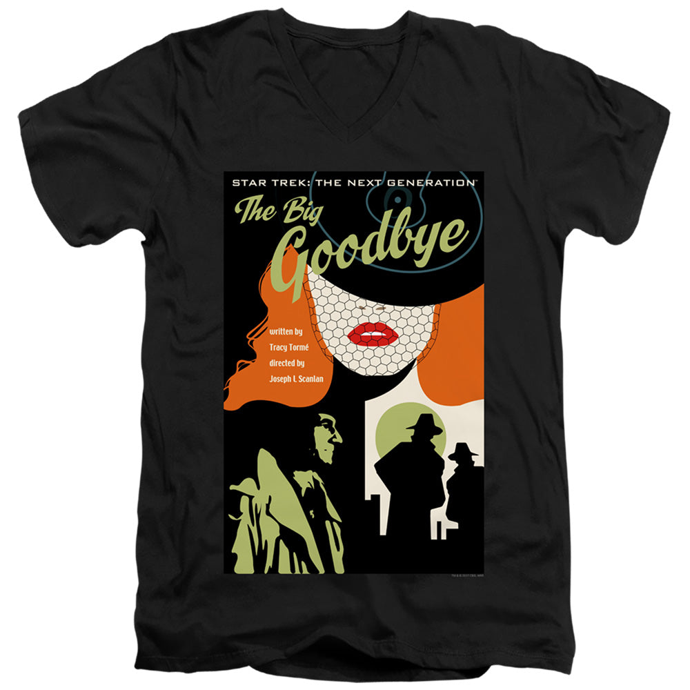 Star Trek The Big Goodbye Black V-Neck T-Shirt