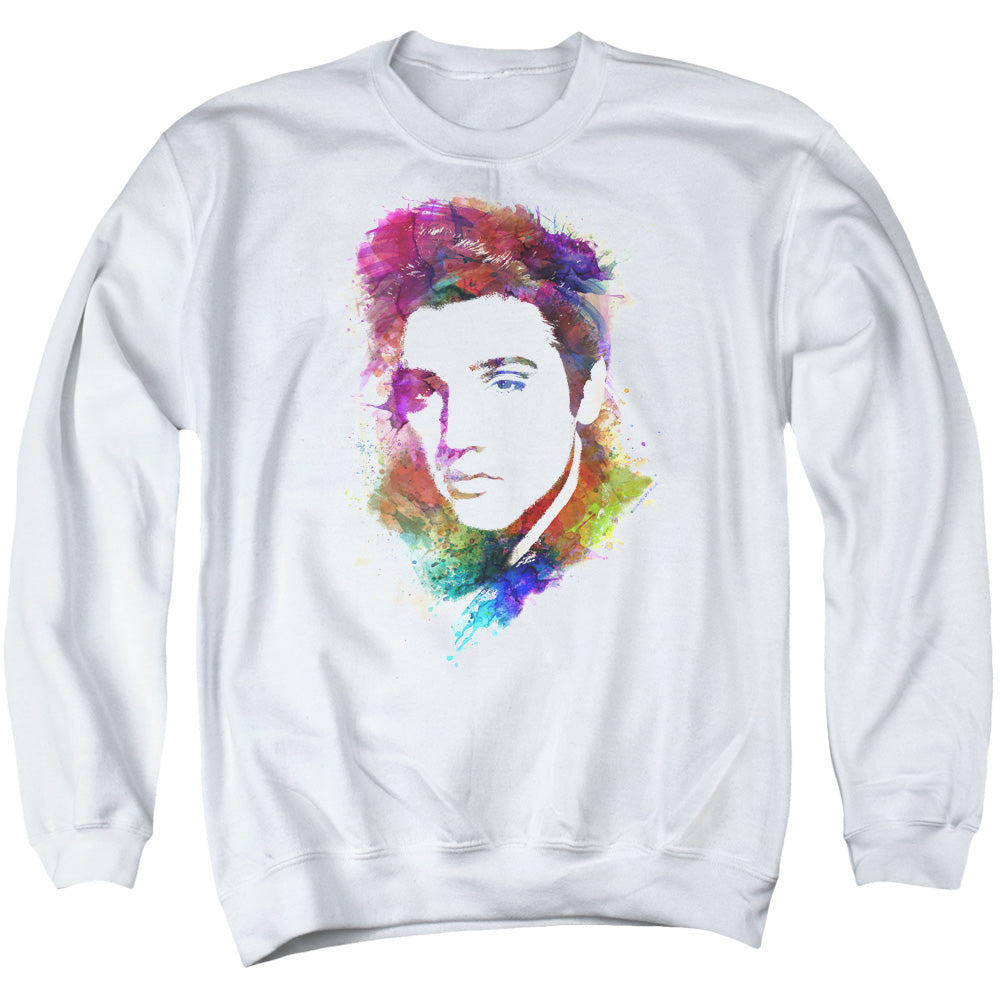 Elvis Presley Watercolor King Crewneck Sweatshirt