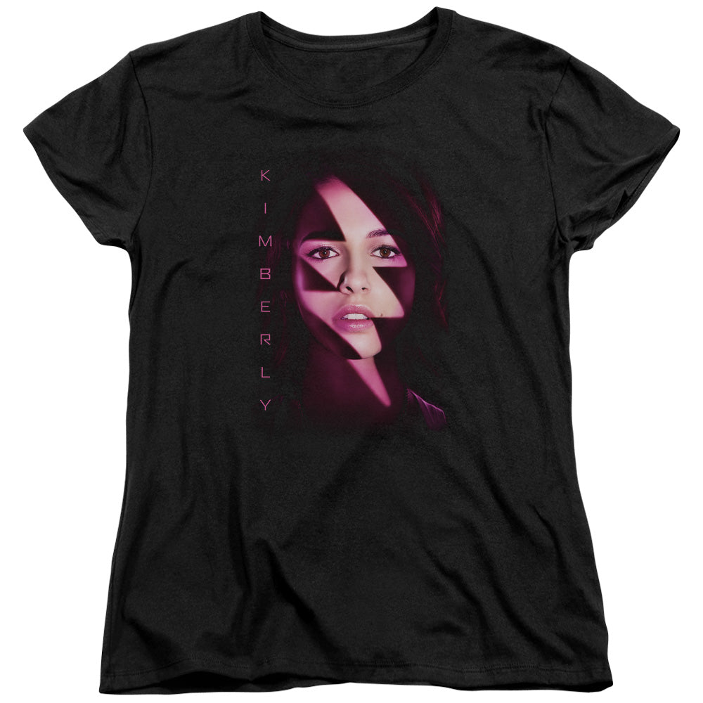 Mighty Morphin Power Rangers: The Movie Kimberly Bolt Womens T-Shirt
