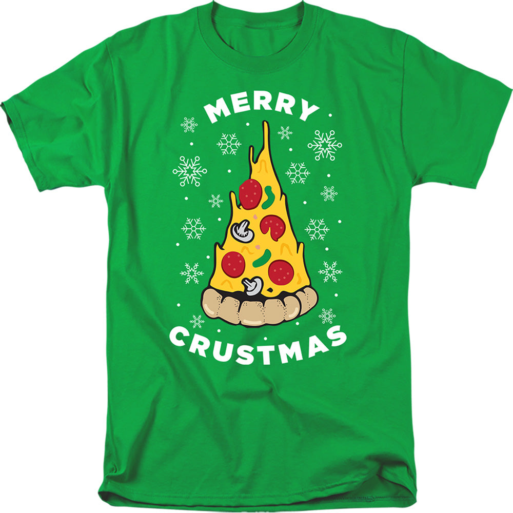 Christmas Merry Crustmas Kelly Green T-Shirt