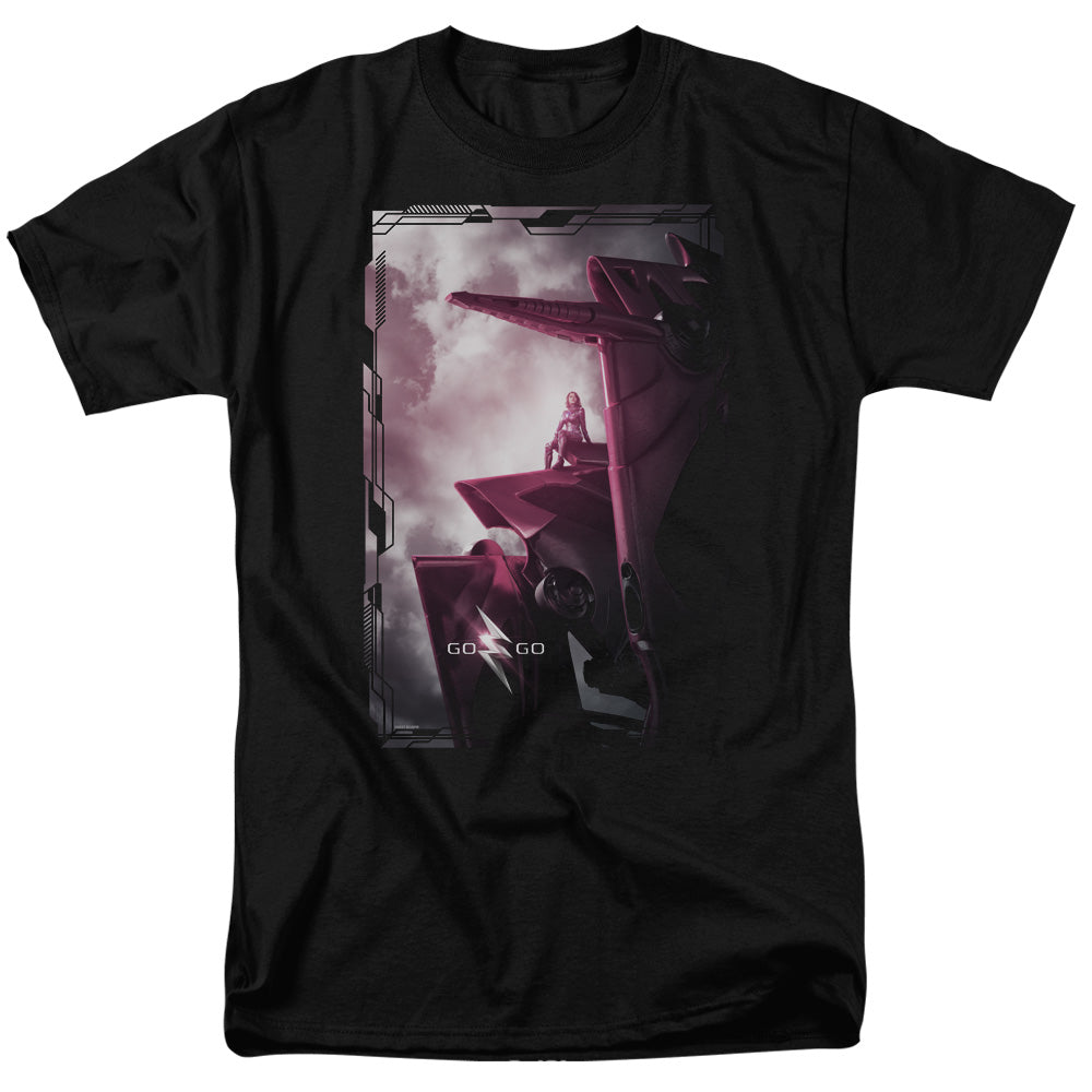 Mighty Morphin Power Rangers: The Movie Pink Zord Poster T-Shirt