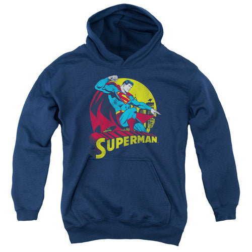Superman Big Blue Youth Hoodie