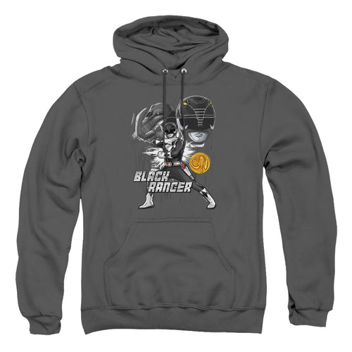 Mighty Morphin Power Rangers Black Ranger Pullover Hoodie