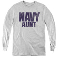 U.S. Navy Aunt Youth Long Sleeve T-Shirt