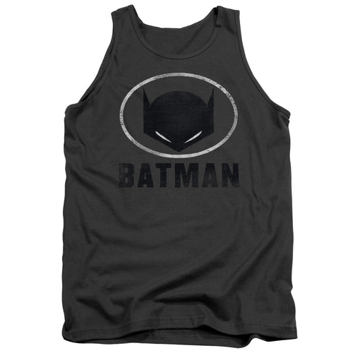 Batman Mask In Oval Tank Top