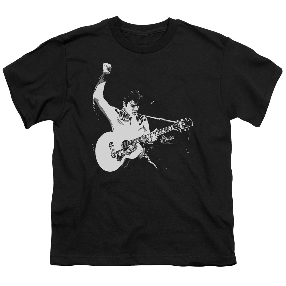 Elvis Presley Black&White Guitarman Youth/Toddler T-Shirt