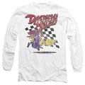 Wacky Races Dastardly and Muttley on White Long Sleeve T-Shirt