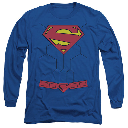 Superman New 52 Torso Long Sleeve T-Shirt