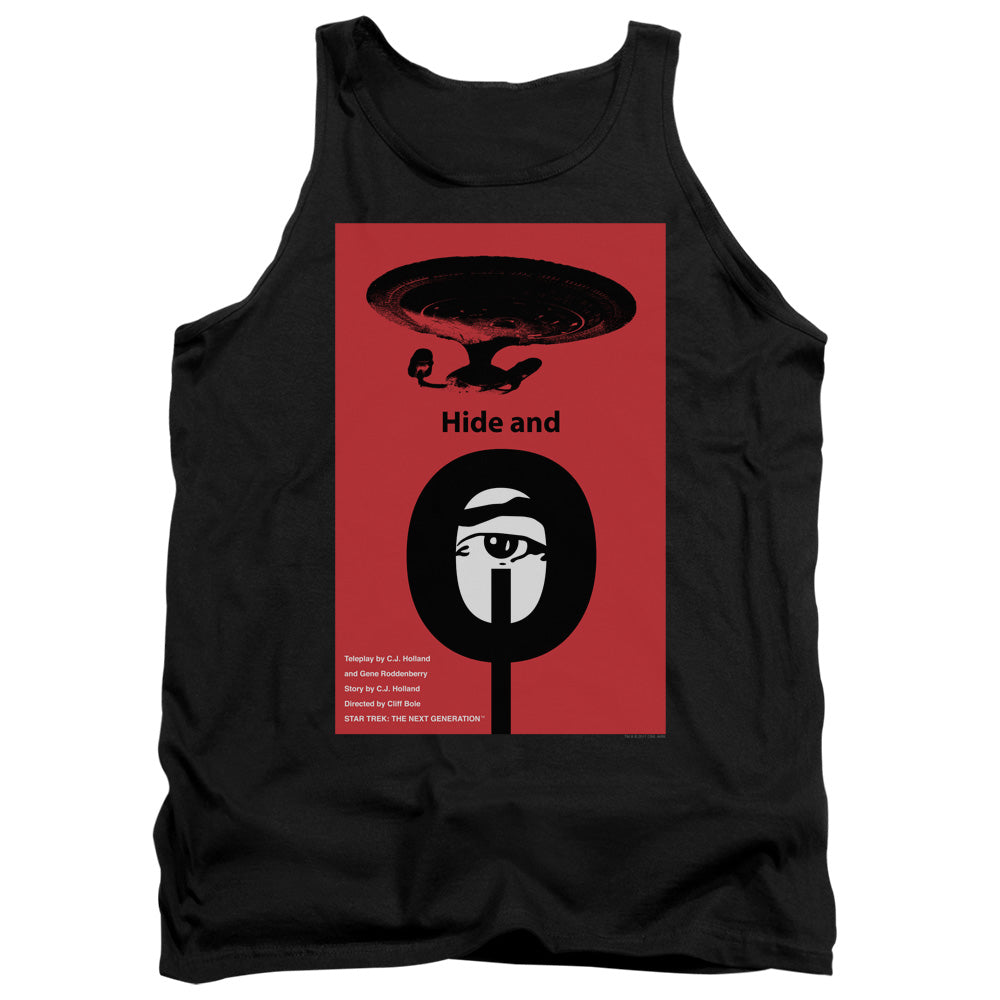 Star Trek Hide and Q Black Tank Top