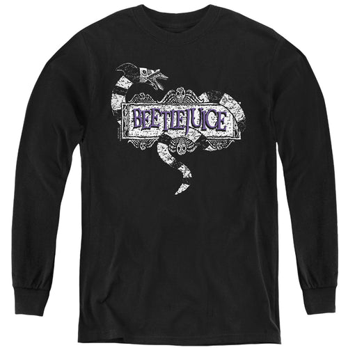 Beetlejuice Logo Youth Long Sleeve T-Shirt