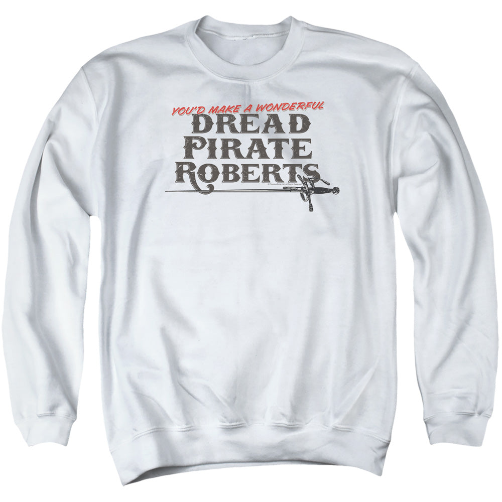 The Princess Bride Wonderful Dread White Crewneck Sweatshirt
