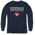 Superman Lifting Team Youth Long Sleeve T-Shirt