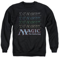 Magic the Gathering Retro Logo Repeat Crewneck Sweatshirt