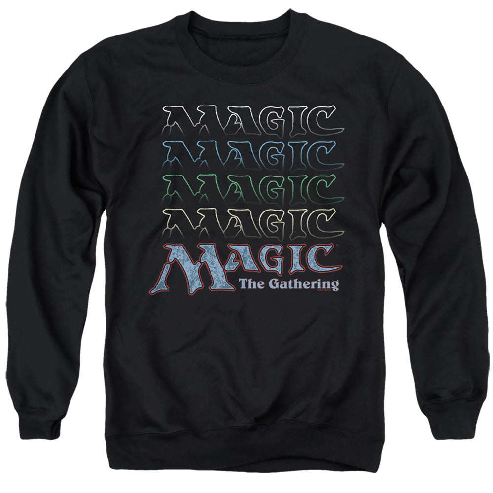 Magic the Gathering Retro Logo Repeat Crewneck Sweatshirt