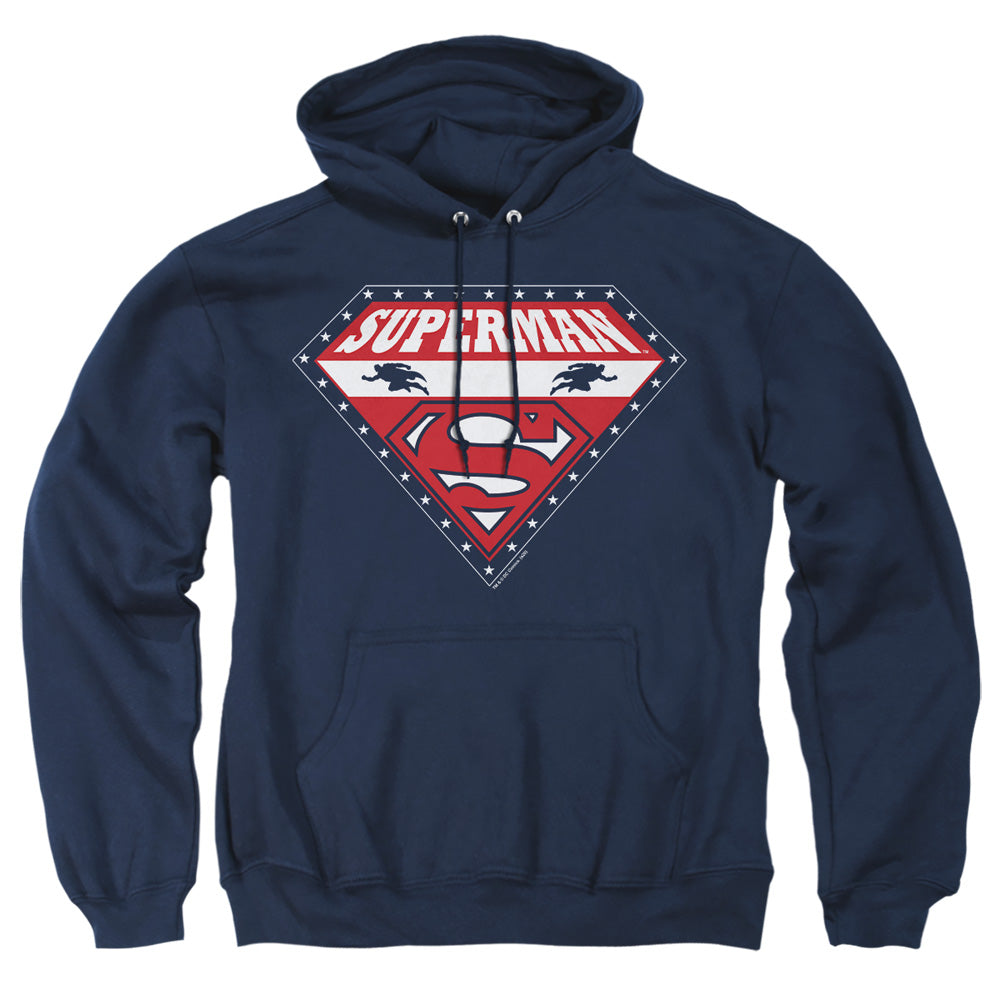 Superman for President Navy Pullover Hoodie
