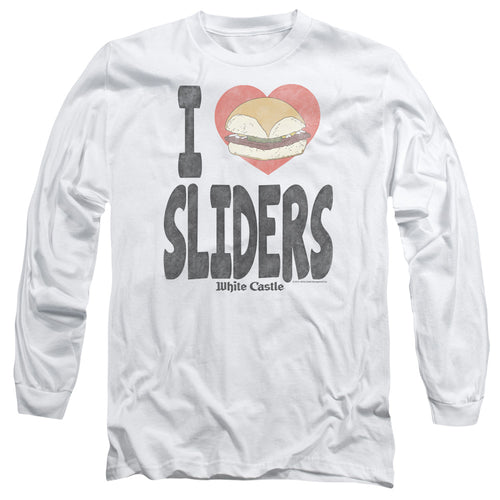 White Castle I Heart Sliders Long Sleeve T-Shirt