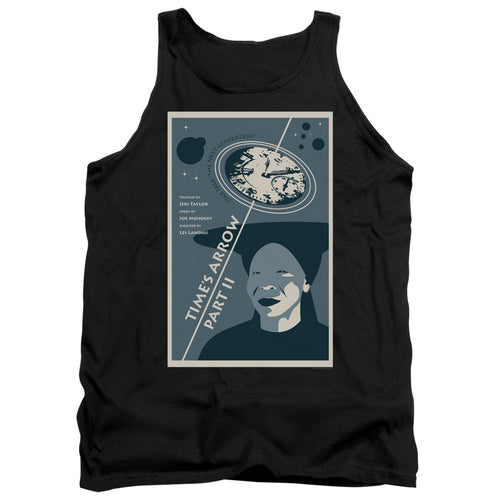 Star Trek Time's Arrow Part II Black Tank Top