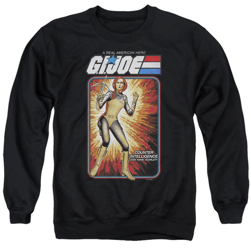 G.I. Joe Scarlett Card Crewneck Sweatshirt