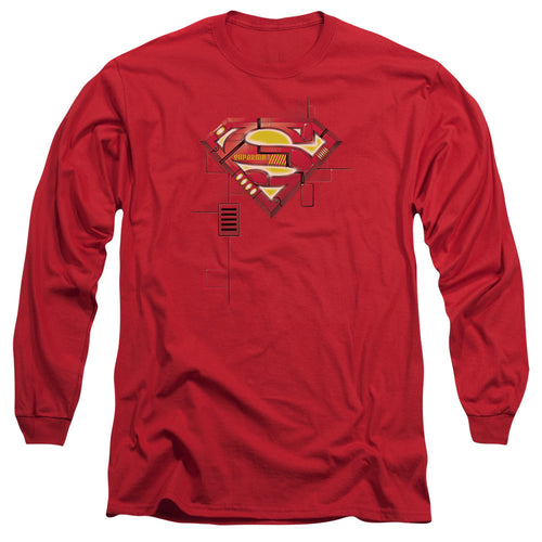 Superman Super Mech Shield Long Sleeve T-Shirt