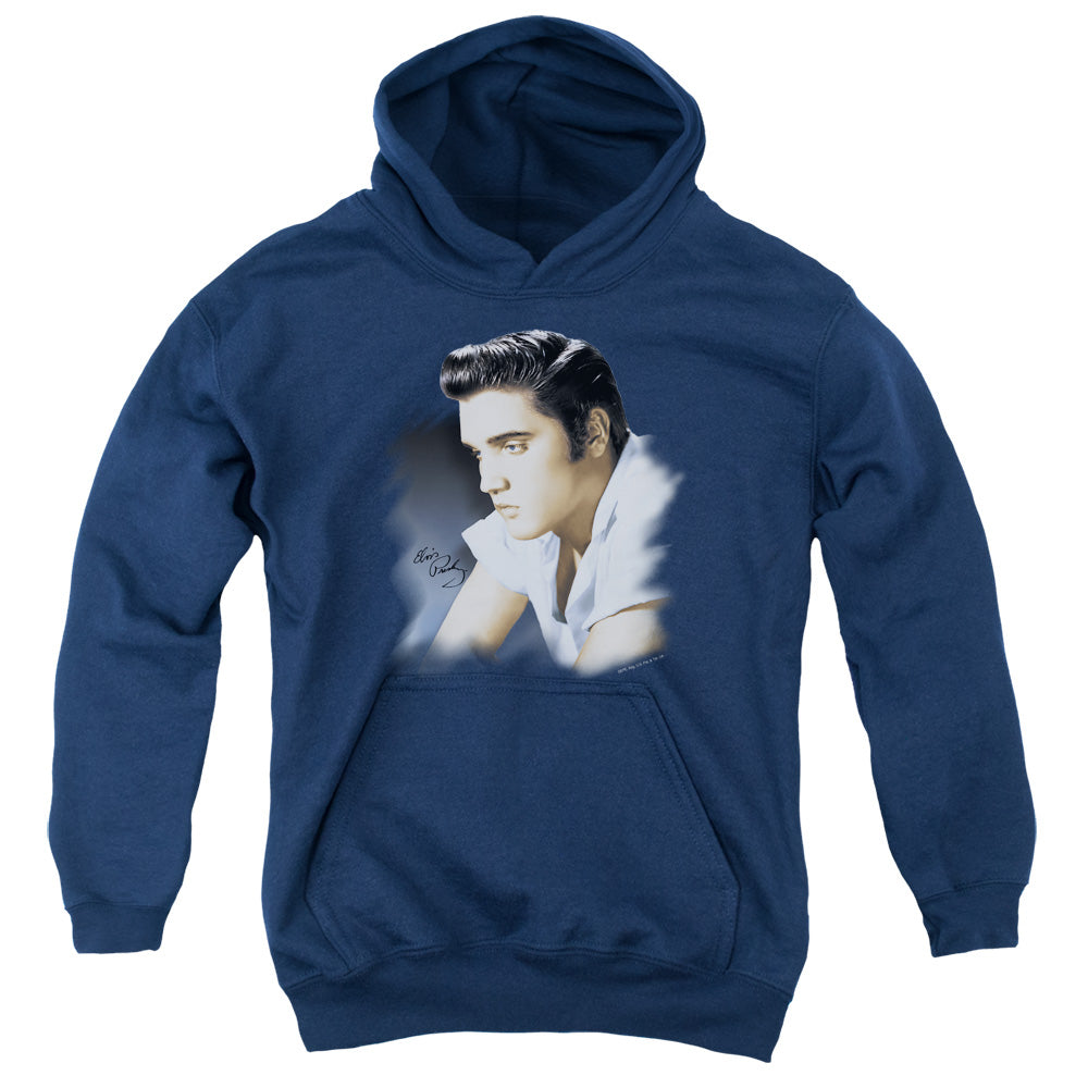 Elvis Presley Blue Profile Youth Hoodie