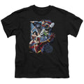 Justice League Galactic Attack Color Youth/Toddler T-Shirt