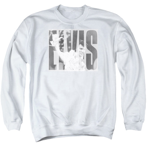 Elvis Presley Aloha Gray Crewneck Sweatshirt