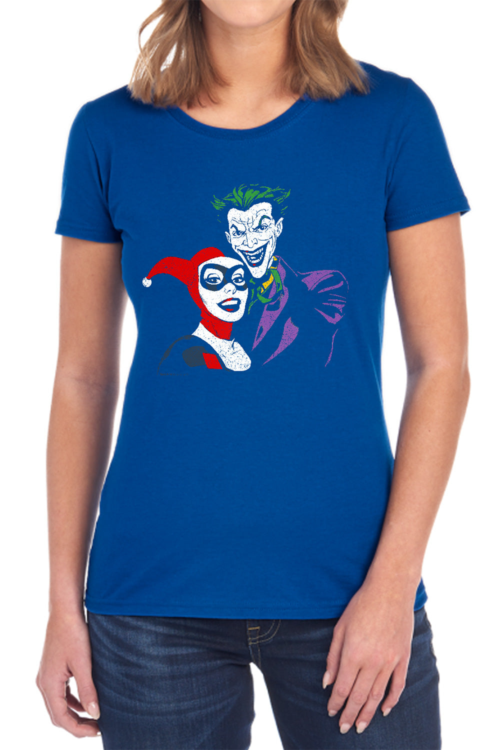 Batman Joker & Harley Womens T-Shirt