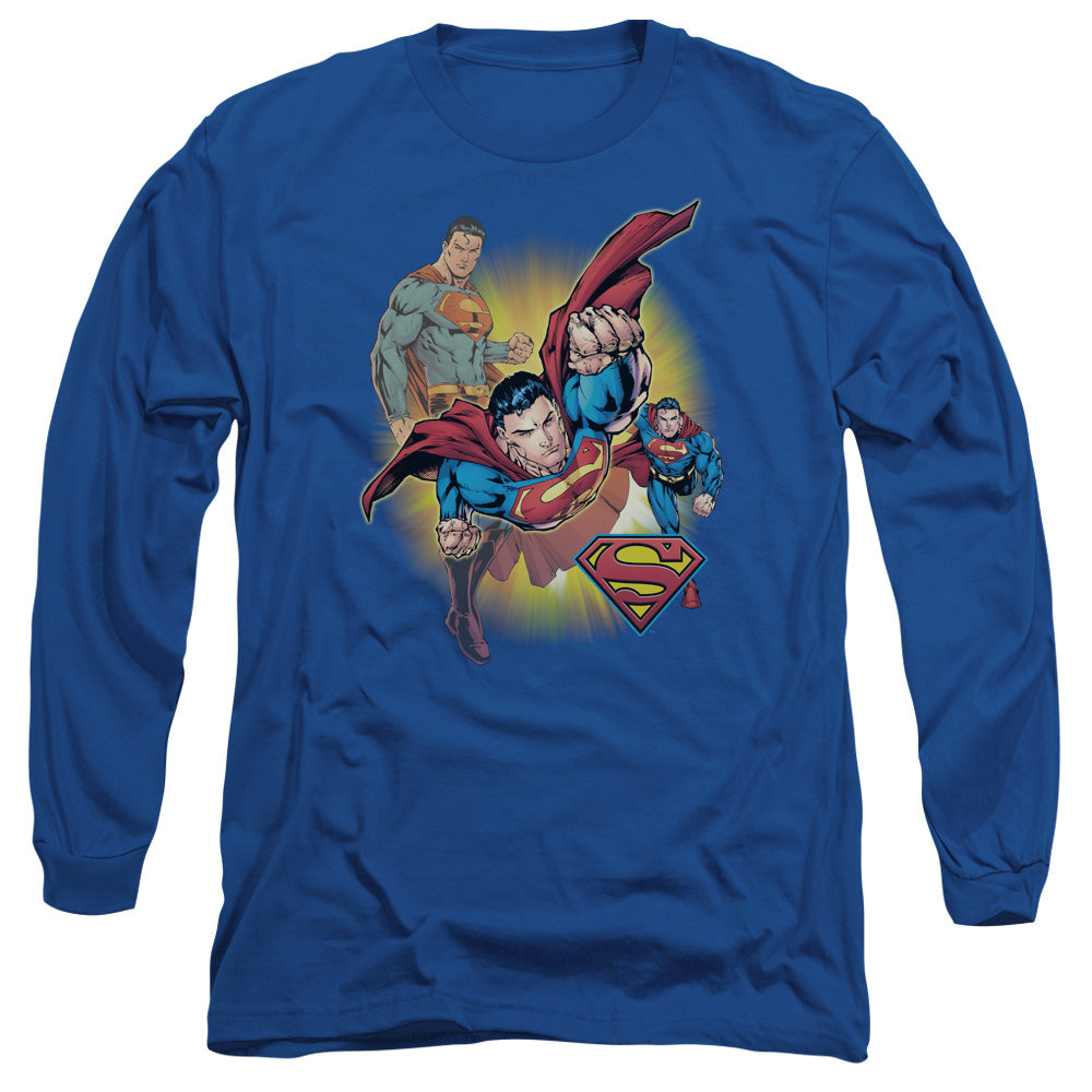 Superman Collage Long Sleeve T-Shirt