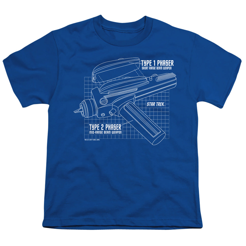 Star Trek Phaser Blueprint Youth/Toddler T-Shirt