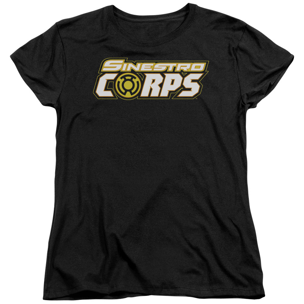 Green Lantern Sinestro Corps Logo Womens T-Shirt