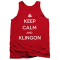 Star Trek Keep Calm and Klingon Tank Top