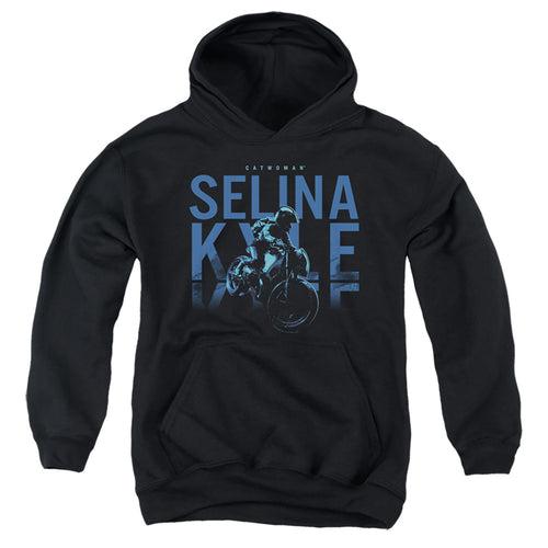 The Batman Selina Kyle Motorcycle Youth Hoodie