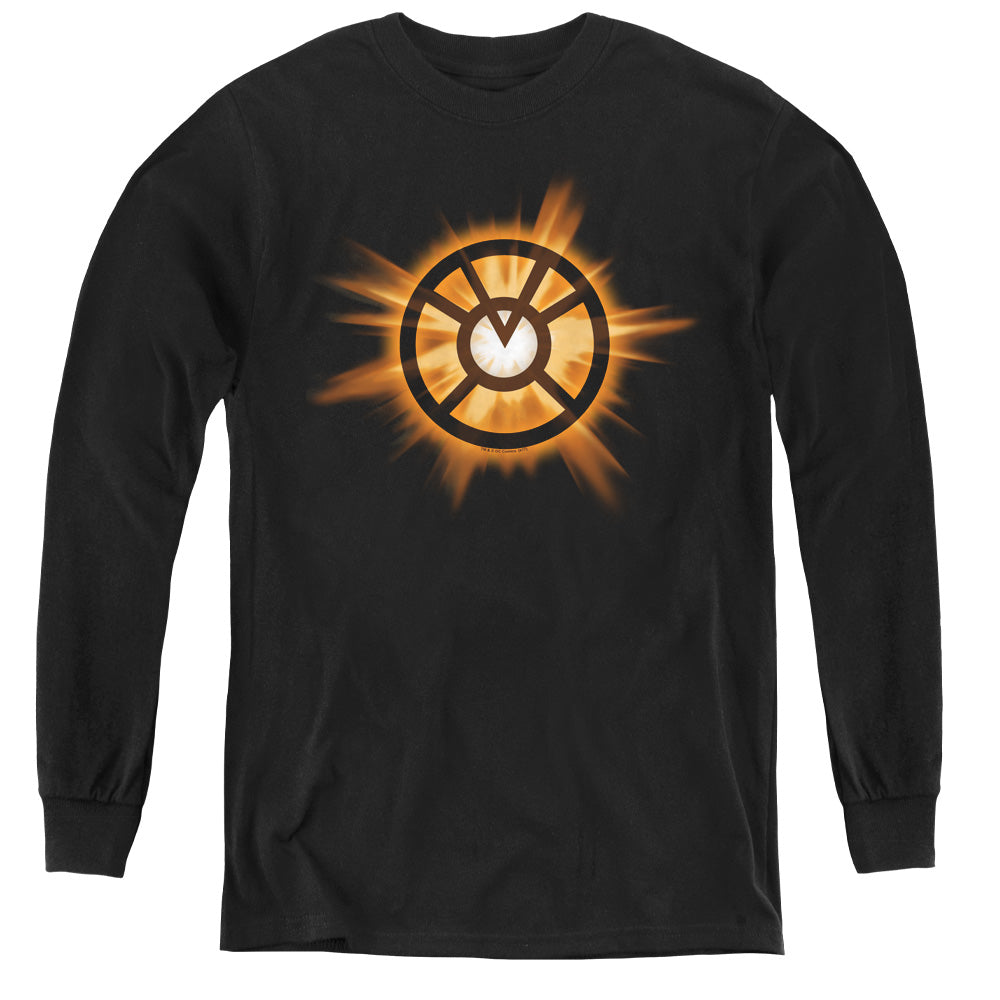 Green Lantern Orange Glow Youth Long Sleeve T-Shirt