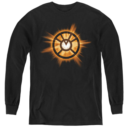 Green Lantern Orange Glow Youth Long Sleeve T-Shirt
