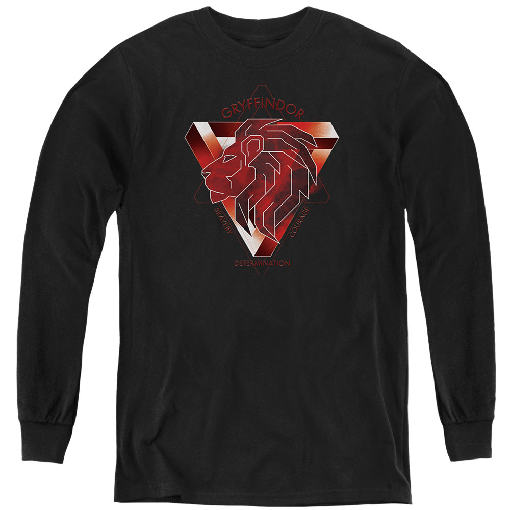 Harry Potter Gryffindor Bravery Courage Determination Youth Long Sleeve T-Shirt