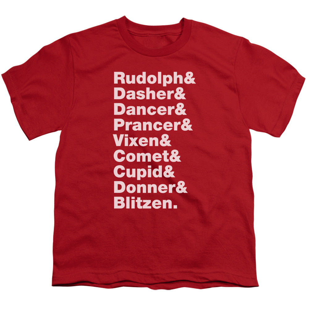 Christmas Reindeer Roll Call Youth/Toddler T-Shirt