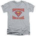 Superman Man of Steel Jersey V-Neck T-Shirt