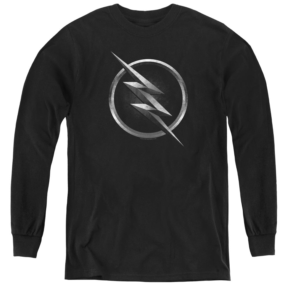 The Flash Zoom Logo Youth Long Sleeve T-Shirt