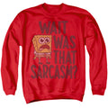 Spongebob Squarepants Sarcasm Crewneck Sweatshirt