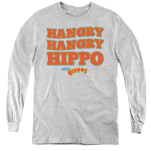 Hungry Hungry Hippos Hangry Youth Long Sleeve T-Shirt