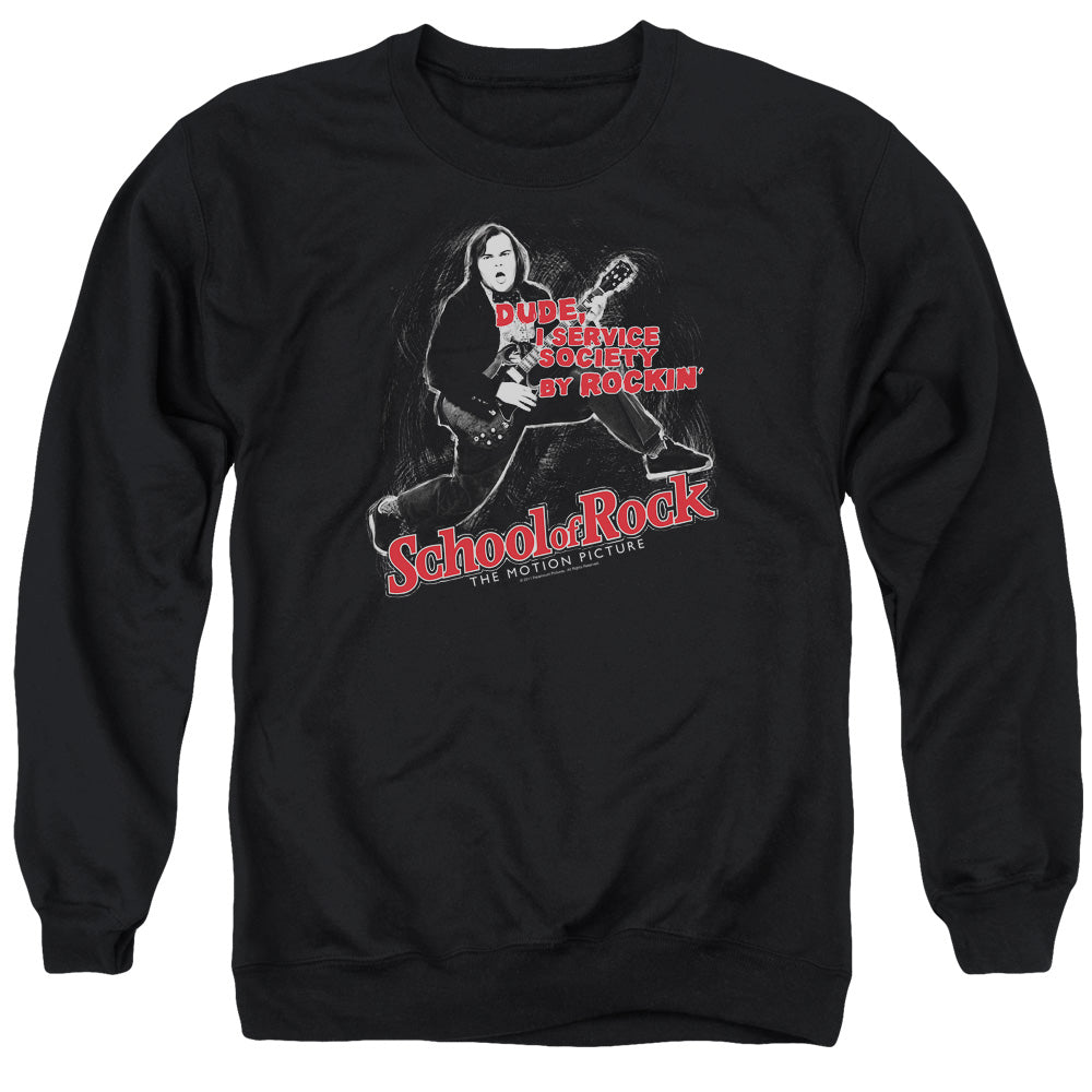 School of Rock Rockin Crewneck Sweatshirt