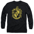 Harry Potter Hufflepuff Crest Long Sleeve T-Shirt