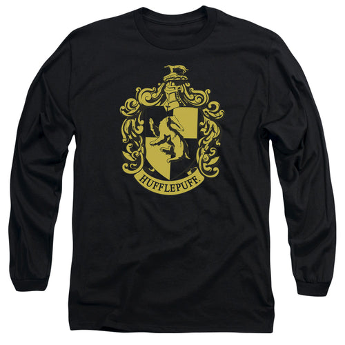 Harry Potter Hufflepuff Crest Long Sleeve T-Shirt
