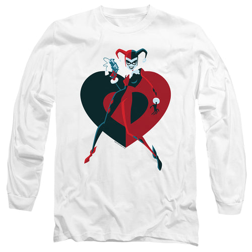 Batman Harely  Heart Long Sleeve T-Shirt