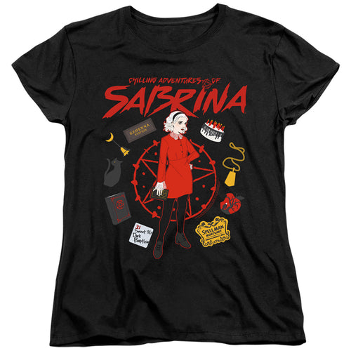 Chilling Adventures Of Sabrina Circle Womens T-Shirt