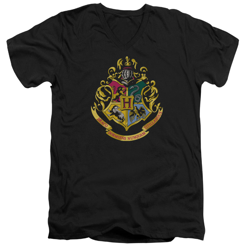 Harry Potter Hogwarts School Crest V-Neck T-Shirt