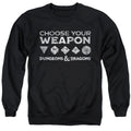 Dungeons & Dragons Choose Your Weapon Dice Crewneck Sweatshirt