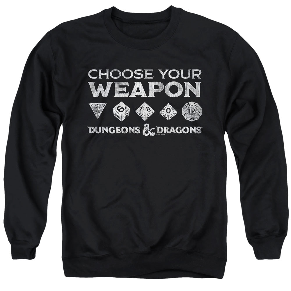 Dungeons & Dragons Choose Your Weapon Dice Crewneck Sweatshirt