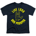 Star Trek Live Long and Prosper Hand Navy Youth/Toddler T-Shirt