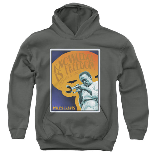 Miles Davis Knowledge Is Freedom Youth Hoodie
